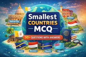 Top 30 Smallest Countries MCQ Questions with Answers